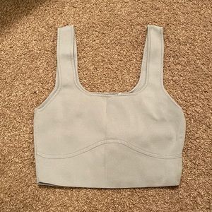 Glassons light blue cropped tank